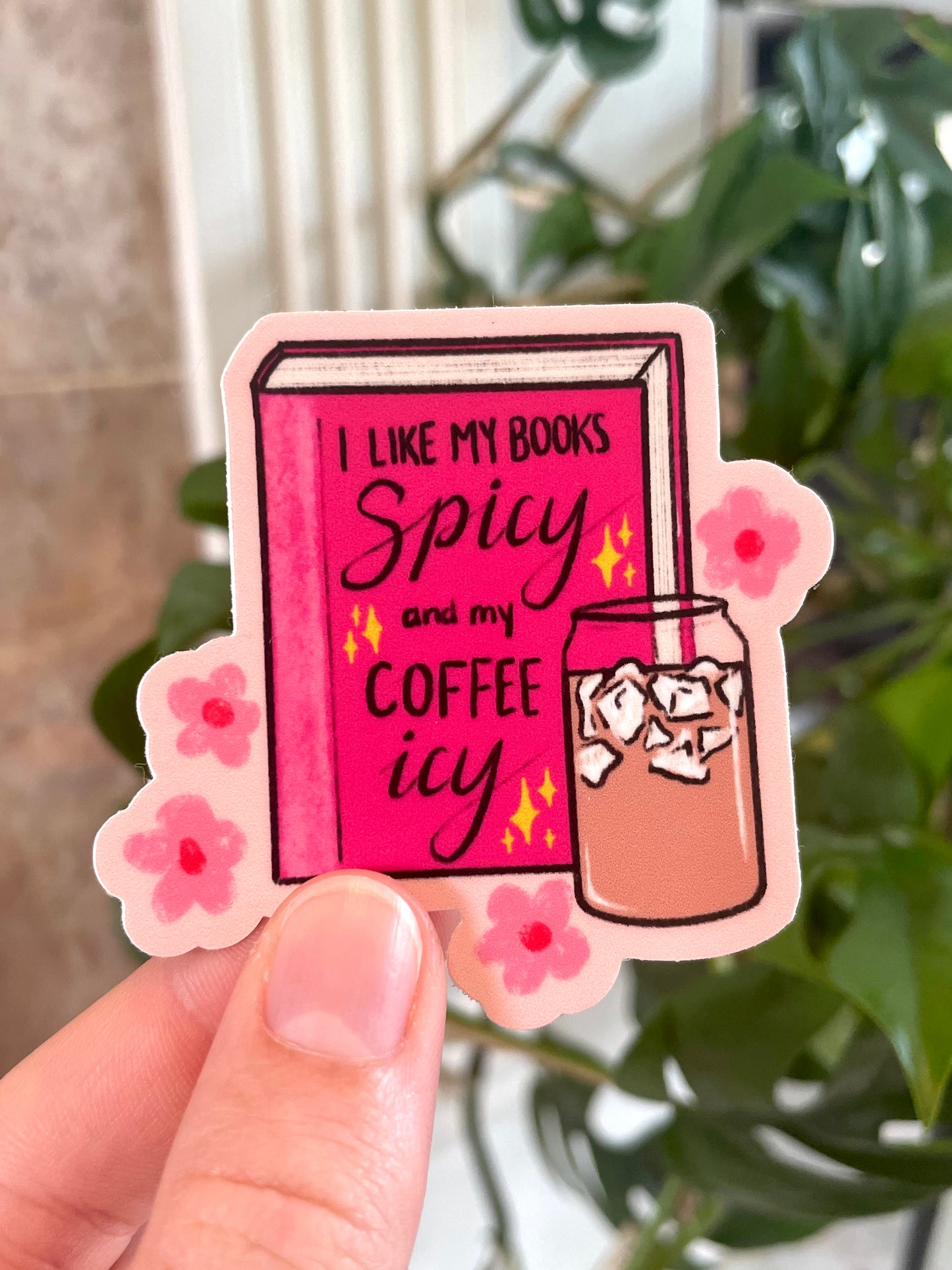 Spicy Books Sticker