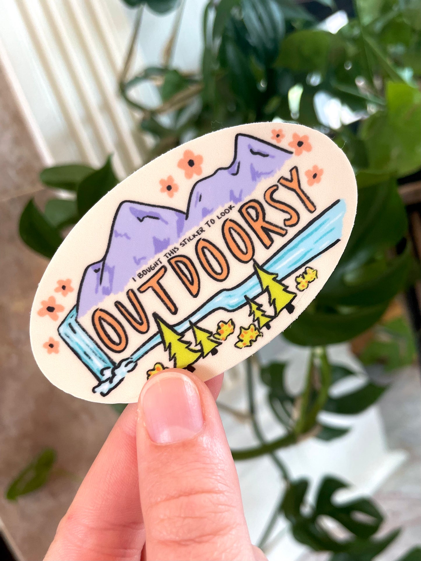 Outdoorsy Sticker