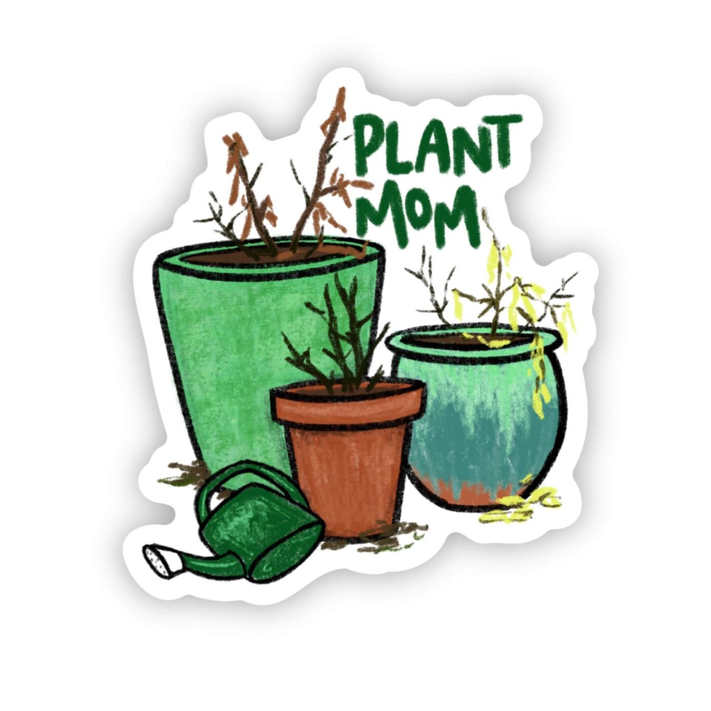 Plant Mom Sticker